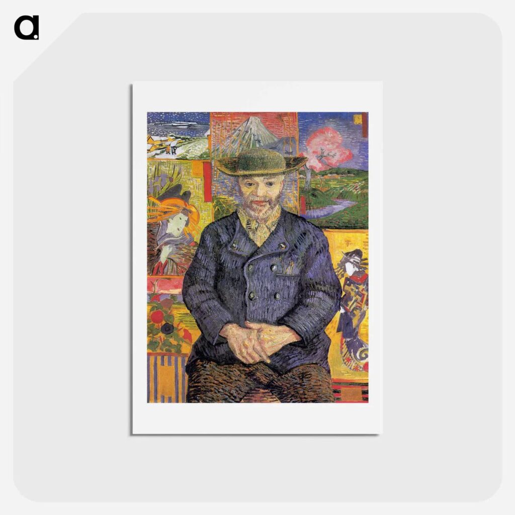 ゴッホ『タンギー爺さん』2枚目(1887年)所蔵:ロダン美術館(フランス)